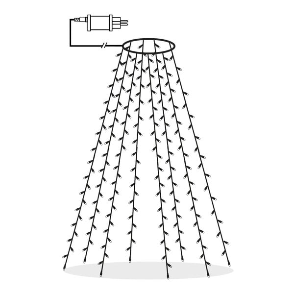 Svetelná reťaz s vianočným motívom počet žiaroviek 160 ks dĺžka 200 cm Serie LED – Star Trading-image-4