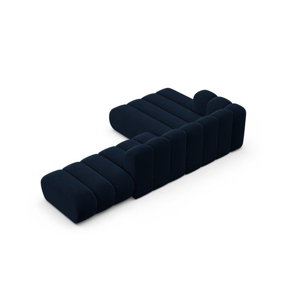 Tmavomodrá rohová pohovka (ľavý roh) Lupine – Micadoni Home-image-3