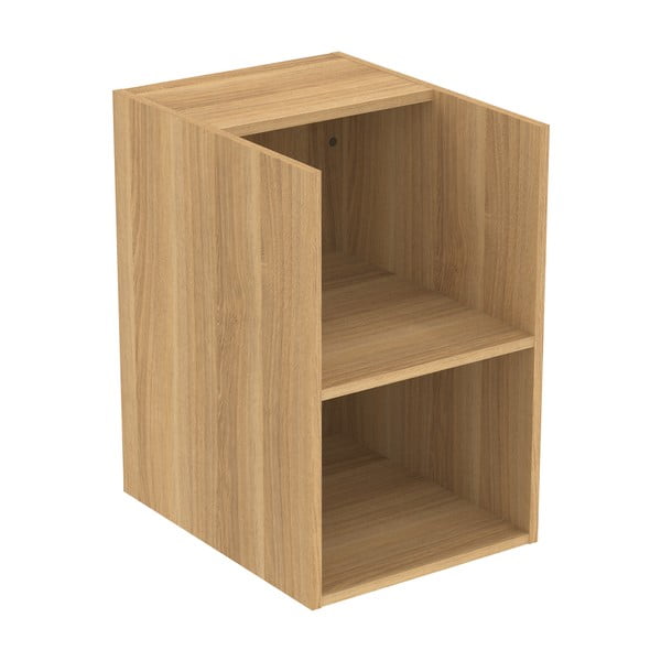 Nízka závesná kúpeľňová skrinka v dekore duba v prírodnej farbe 40x63 cm i.Life B – Ideal Standard-image-1