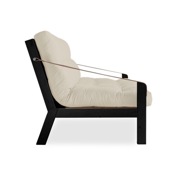 Rozložiteľná pohovka Karup Design Poetry Black/Beige-image-4