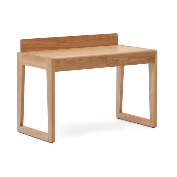 Pracovný stôl s doskou v dekore jaseňového dreva 60x120 cm Arandu – Kave Home-image-2