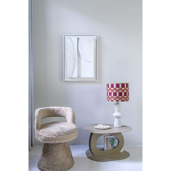 Béžový kovový konferenčný stolík 55x66 cm Tonda – Spinder Design-image-4