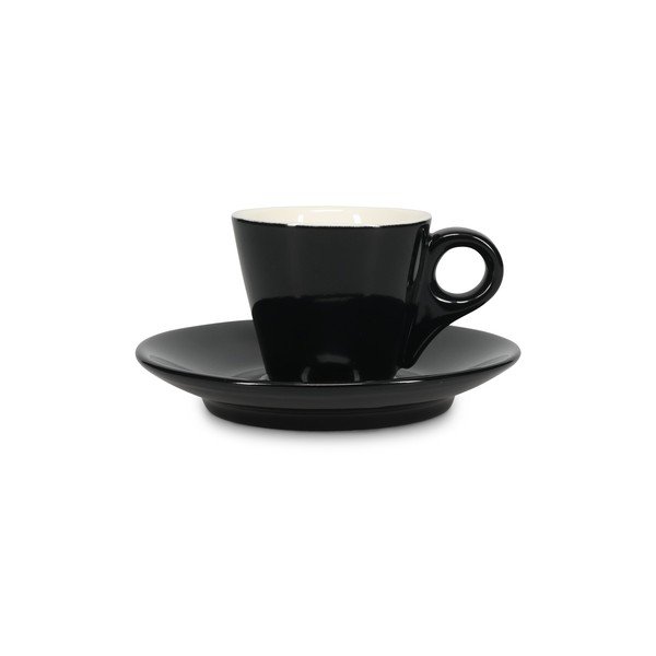 Čierny porcelánový tanierik ø 12,5 cm Barista – BonBistro-image-3