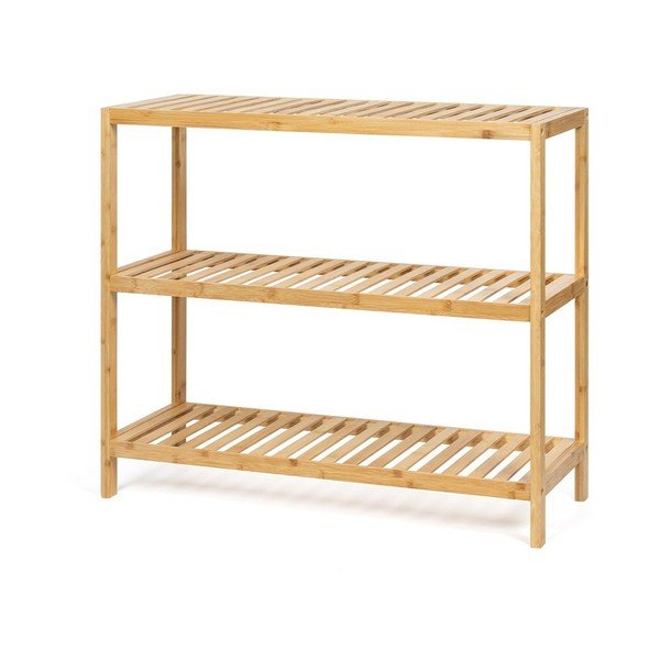 Bambusový kúpeľňový regál v prírodnej farbe 69x60 cm Skaren – Bonami Essentials