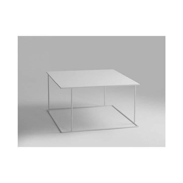 Biely konferenčný stolík Custom Form Walt, 80 × 80 cm-image-1