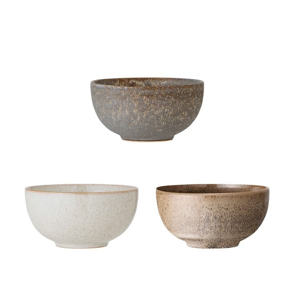 Misky v súprave 3 ks z kameniny 700 ml Addison – Bloomingville