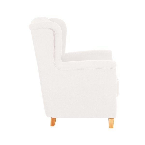 Krémové kreslo Max Winzer Agnetha Velvet-image-1