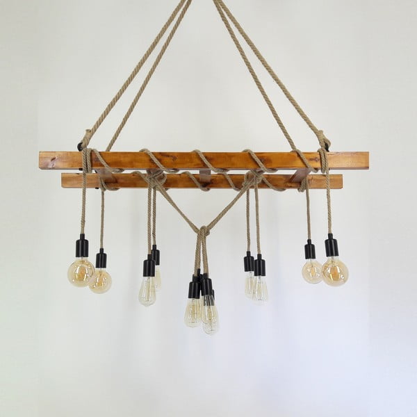 Stropné svietidlo z borovicového masívu Merdiven-image-4