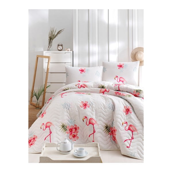 Set bavlnenej prikrývky cez posteľ a obliečky na vankúš Lura Lolito, 160 × 220 cm