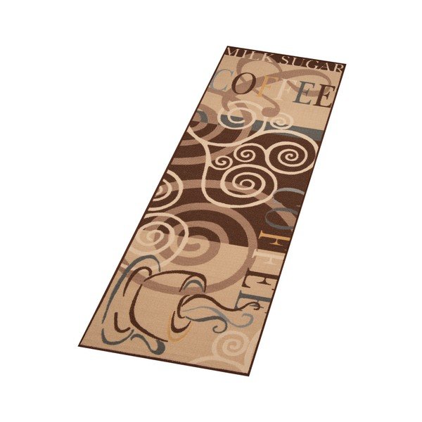 Hnedý behúň Zala Living Vibe Coffee Ornament, 67 × 180 cm-image-1