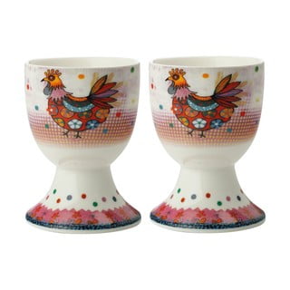 Súprava 2 porcelánových kalíškov na vajcia Maxwell & Williams Peggie