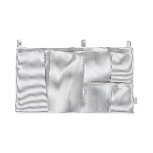 Svetlomodrý vreckár na detskú postieľku z Bio bavlny 42 cm Classic Stripes Blue – Cam Cam Copenhagen