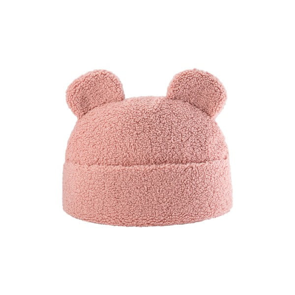 Ružový detský pohovkový vankúš z textílie buklé Teddy Pouch – Wigiwama