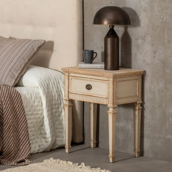 Béžový nočný stolík – Ixia-image-2