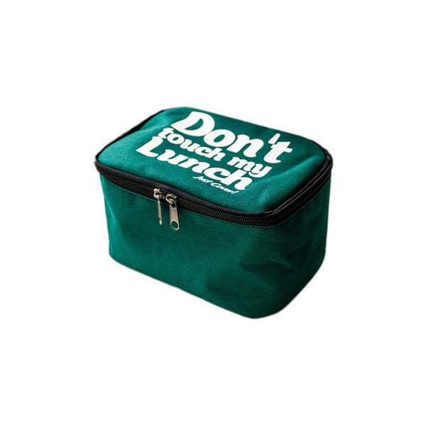 Desiatová taška s boxom Pack & Go Don't Touch My Lunch Mini Green