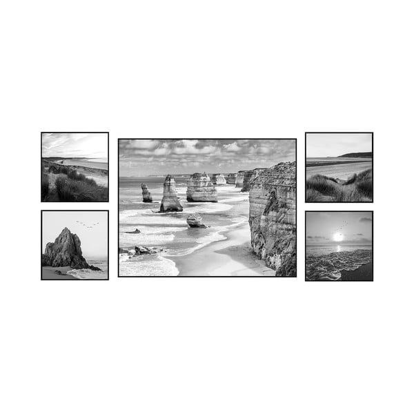 Obrazy v súprave 5 ks 40x50 cm Nature