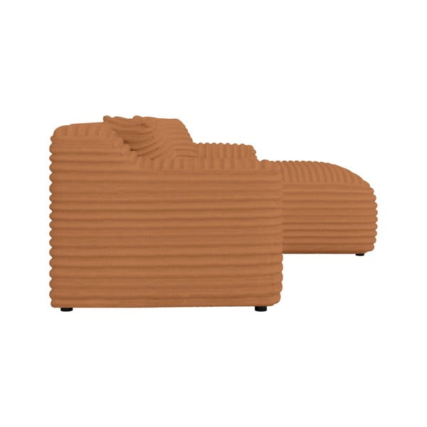 Menčestrová rohová pohovka v terakotovej farbe (pravý roh/s leňoškou) Martin – Ropez-image-3