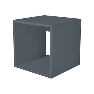 Sivý nočný stolík Biga - Gauge Concept