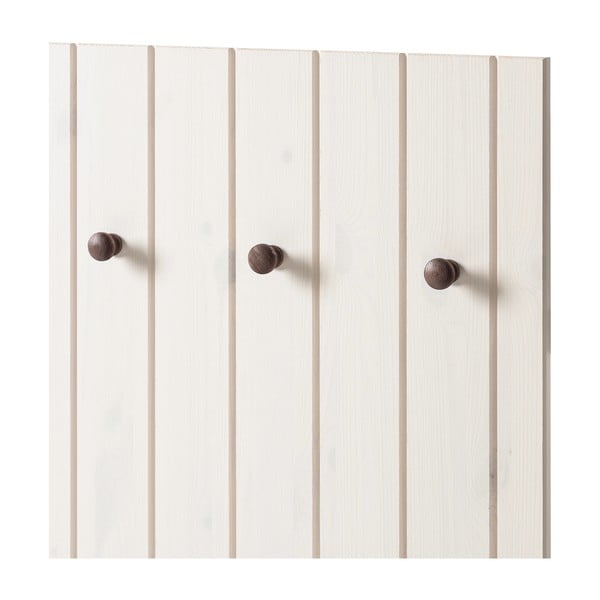 Biela predsieňová zostava z borovicového dreva 55x100x2 cm Anita – Støraa-image-3