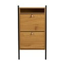 Výklopná skrinka na topánky v dekore duba v prírodnej farbe 62x118x26 cm Barco – House Nordic