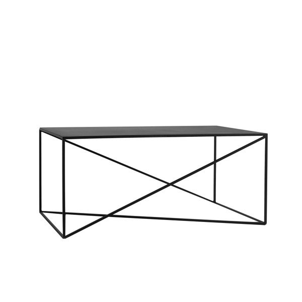 Čierny konferenčný stolík Custom Form Memo, šírka 100 cm