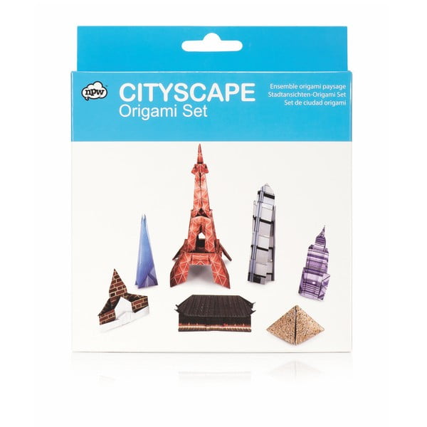 Set origami skladačiek npw™ Origami Cityscape
