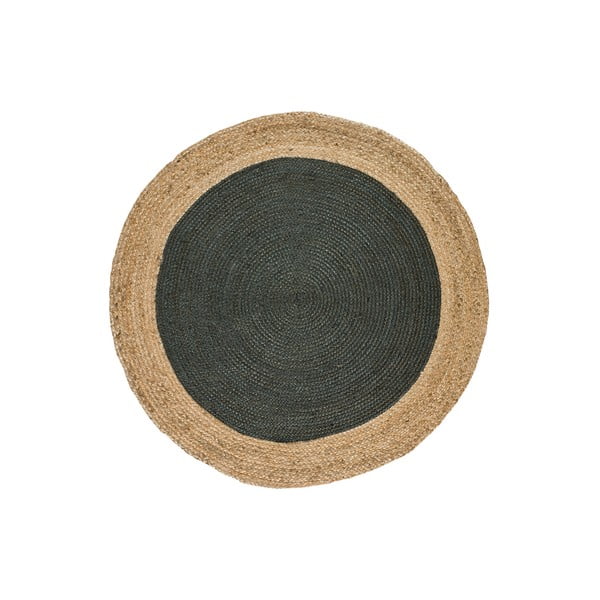 Sivo-prírodnej farbe okrúhly koberec ø 120 cm Mahon – Universal