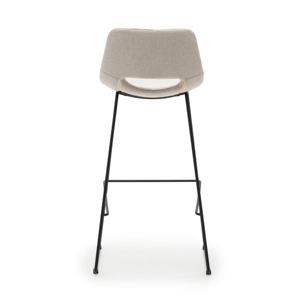 Béžová barová stolička (výška sedadla 76 cm) Zahara – Kave Home-image-3