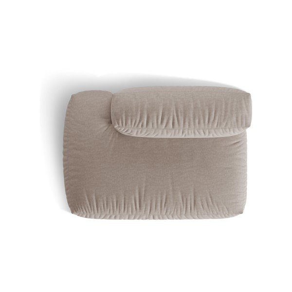 Béžový modul pohovky (ľavý roh) Martina – Micadoni Home-image-3