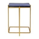 Odkladací stolík v zlatej farbe Kare Design Lagoon, výška 50 cm