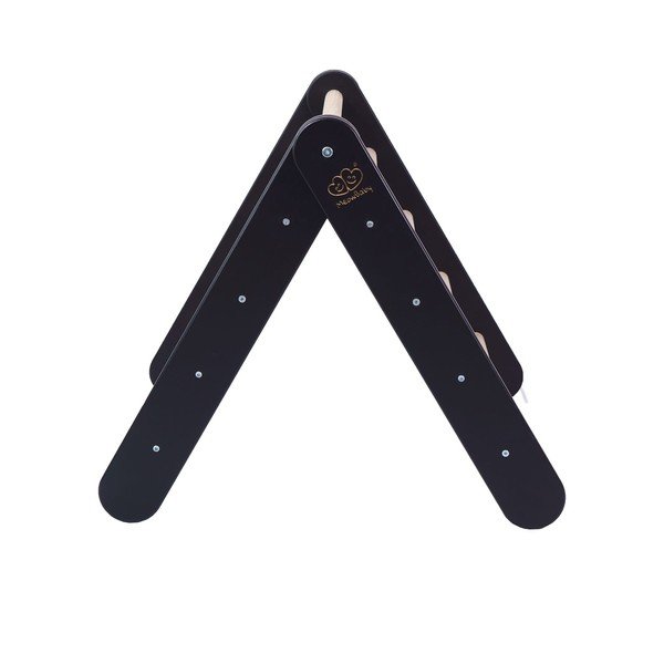 Čierny pikler trojuholník z borovicového dreva 60x60x60 cm Montessori – Meowbaby-image-3