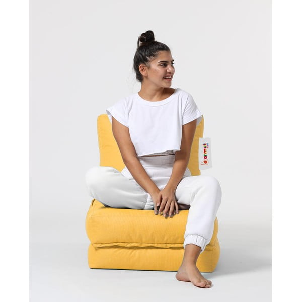 Žltý sedací vak Siesta – Floriane Garden-image-1