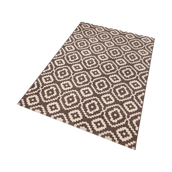 Hnedý koberec Mint Rugs Diamond Ornamental, 80 x 150 cm-image-3