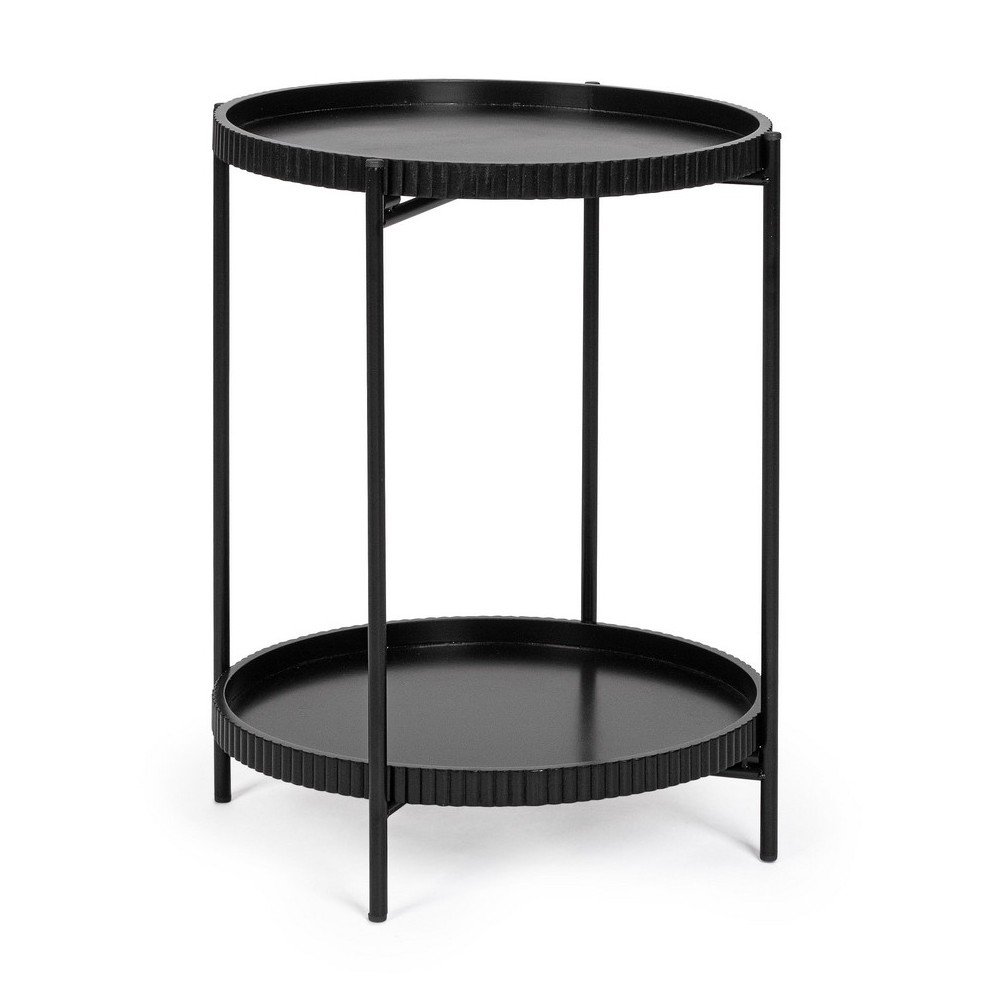 E-shop Kovový okrúhly odkladací stolík ø 42 cm Herdys – Yes Everyday
