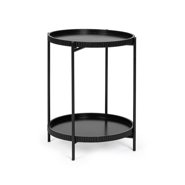 Kovový okrúhly odkladací stolík ø 42 cm Herdys – Yes Everyday