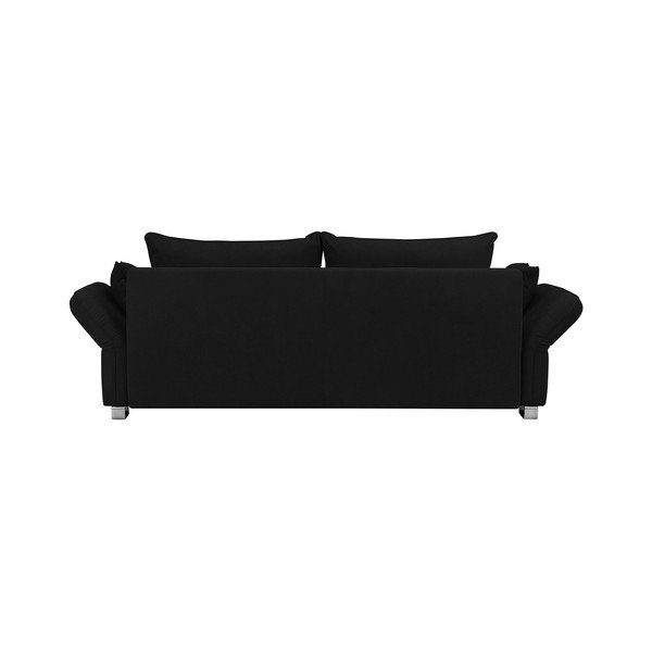 Čierna rozkladacia pohovka s úložným priestorom Windsor & Co Sofas Casiopeia, 245 cm-image-3