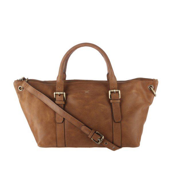 Dámska kožená kabelka Poppy Vintage Treacle