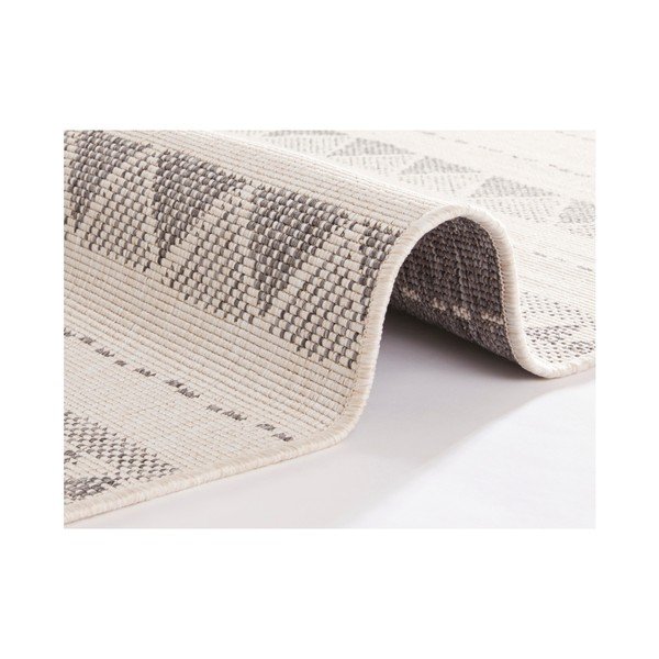 Sivo-krémový vonkajší koberec NORTHRUGS Bahamas, 80 x 350 cm-image-3
