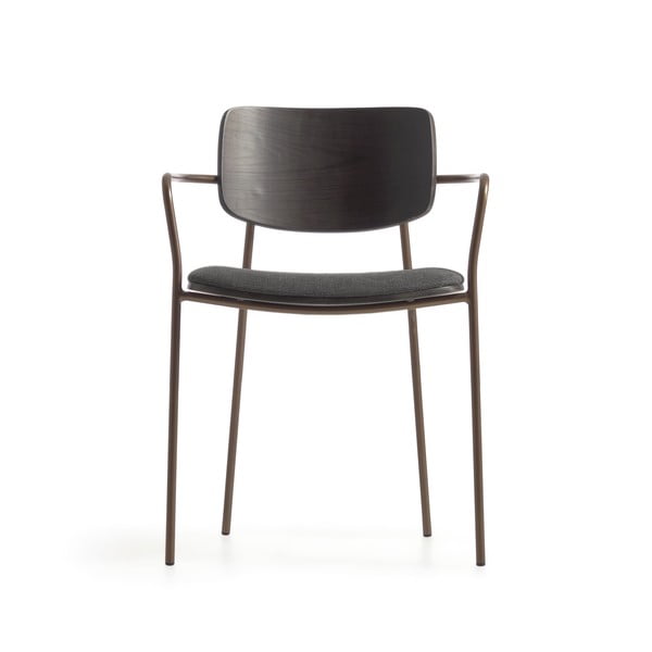 Sivá jedálenská stolička Maureen – Kave Home-image-2