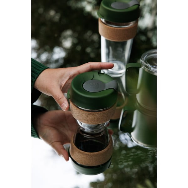 Zelený cestovný hrnček 454 ml Brew Cork Pine L – KeepCup-image-2