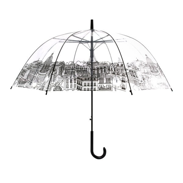 Transparentný dáždnik Paris