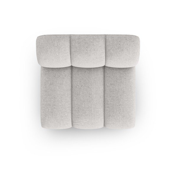 Svetlosivý modul pohovky (stredový diel) Lupine – Micadoni Home-image-3