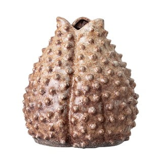 Hnedá kameninová váza Bloomingville Saifaldin, výška 19 cm