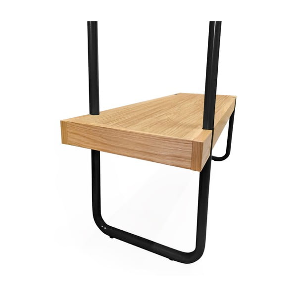 Súprava lavice a vešiaka s oceľovou konštrukciou Woodman Ben-image-3