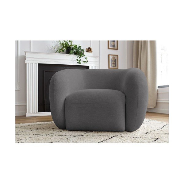 Tmavosivé kreslo Celine – Bobochic Paris-image-1