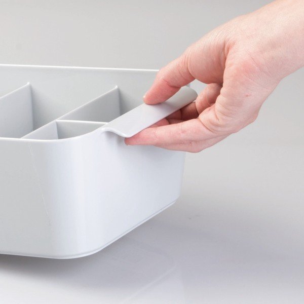 Sivý organizér InterDesign Clarity Divided-image-1