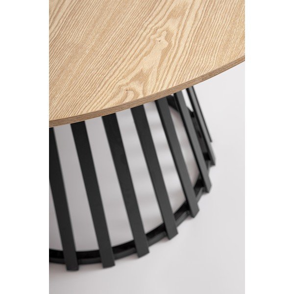 Okrúhly jedálenský stôl s doskou v dekore jaseňového dreva ø 120 cm Cillian – Bizzotto-image-3