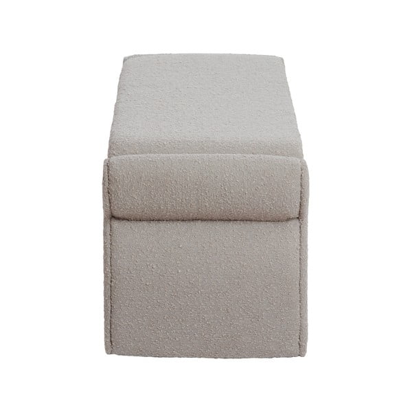 Béžová lavica z textílie buklé Nafya – Light & Living-image-3