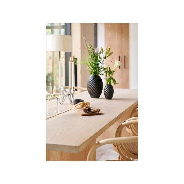 Čierna porcelánová váza Morsø River, výška 16 cm-image-1