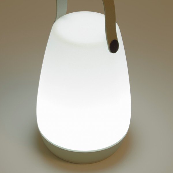 Bielo-sivá vonkajšia lampa Kave Home Dianela-image-1